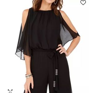 Black Blouson Jumpsuit